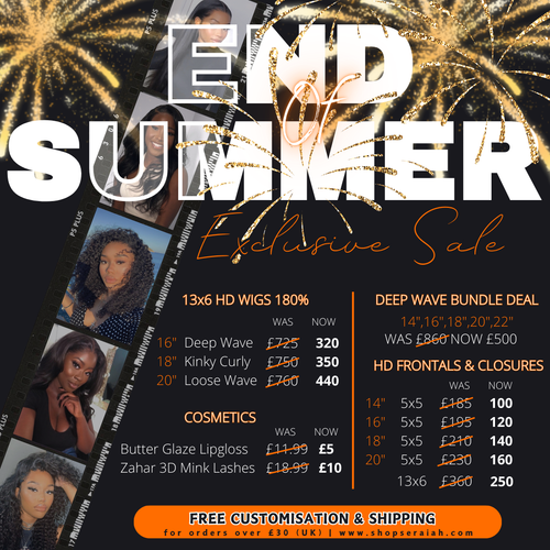 END OF SUMMER SALE