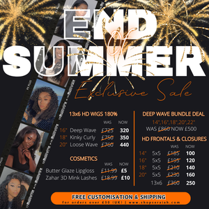 END OF SUMMER SALE